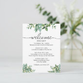 グリーンリー結婚ズの週末の旅程へようこそ エンクロージャーカード (スタンド正面)
