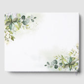 グリーンリー結婚ズゲストブック ゲストブック (裏面)