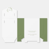 グリーンリー結婚ズサンキューモノグラムクレストカスタム フェイバーボックス (見開き)