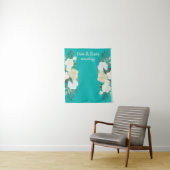 グリーンリー結婚ズ写真ブース背景春ボホ タペストリー (インサイチュ)