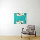 グリーンリー結婚ズ写真ブース背景春ボホ タペストリー (インサイチュ(横))