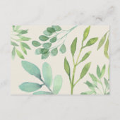 グリーンリー結婚ズ詳細カード エンクロージャーカード (裏面)