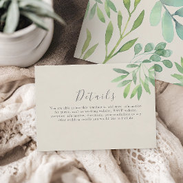 グリーンリー結婚ズ詳細カード エンクロージャーカード