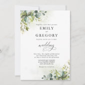グリーンリー結婚ズ・セレモニー招待状 招待状 (正面)