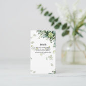 グリーンリー結婚ズWebサイト詳細QRCode RSVPホテル エンクロージャーカード (スタンド正面)