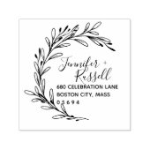 グリーンリー結婚差出人住所 セルフインキングスタンプ (デザイン)