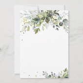 グリーンリー結婚式招待状 招待状 (裏面)