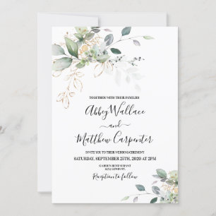 グリーンリー結婚式招待状 招待状