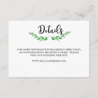 グリーンリー詳細カード エンクロージャーカード