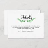 グリーンリー詳細カード エンクロージャーカード (正面/裏面)