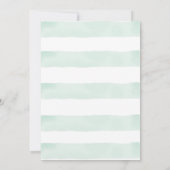 グリーンリー誕生日招待状 招待状 (裏面)