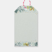 グリーンリー金ゴールドサファリアニマル誕生日 ギフトタグ (裏面)