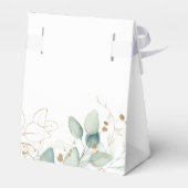 グリーンリー金ゴールドユーカリ素朴結婚プス フェイバーボックス (裏面サイド)