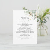 グリーンリー金ゴールド結婚グリッターズ情報ゲスト エンクロージャーカード (スタンド正面)