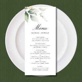 グリーンリー金ゴールド葉ガーデンボタニカル結婚ズ メニュー