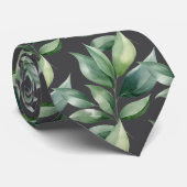 グリーンリー離れズグリーン自然ボタニカルカジュアル ネクタイ (ロール)