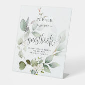 グリーンリー・フィージーサイン・ア・ゲストブックス・ペデスタル・サイン 台座サイン (正面)