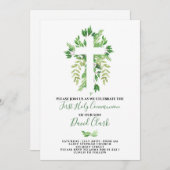 グリーンリー·フローラ第1回聖堂 招待状 (正面/裏面)