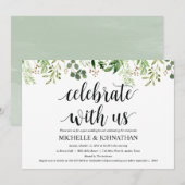 グリーンリー·ポス結婚トズ·ブランチ·招待状·カード 招待状 (正面/裏面)