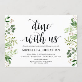 グリーンリー·ポス結婚トズ·ブランチ·招待状·カード 招待状