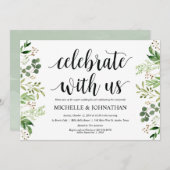 グリーンリー·ポス結婚トズ·ブランチ·招待状·カード 招待状 (正面/裏面)