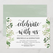 グリーンリー·ポス結婚トズ·ブランチ·招待状·カード 招待状 (正面/裏面)