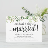 グリーンリー·ポス結婚トズ·ブランチ·招待状·カード 招待状 (スタンド正面)
