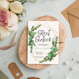 グリーンリーSweet sixteen16番目の誕生日招待状 招待状