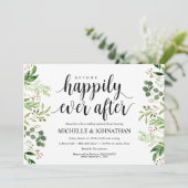 グリーンリ素朴ーのリハ結婚ーサルディナー招待状 招待状 (スタンド正面)