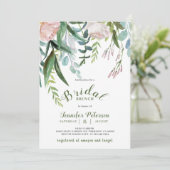 グリーンリ素朴ーブライダルブランチ招待状 招待状 (スタンド正面)