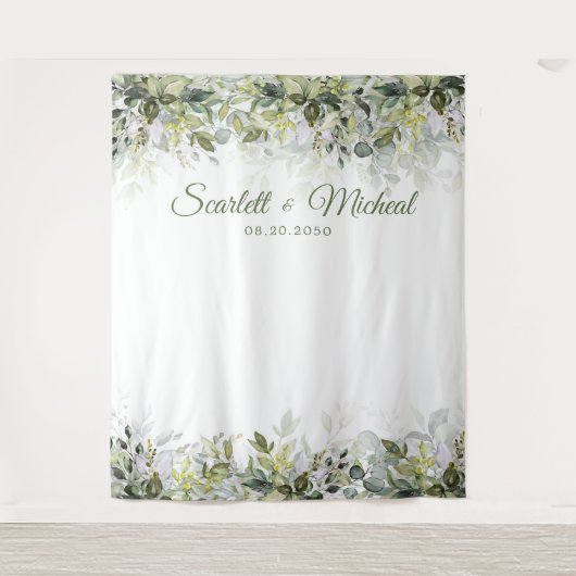 グリーンリ結婚ーの背景 タペストリー (正面)