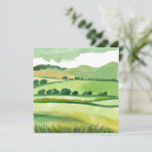 グリーンルシウス丘陵 | 自然水色 カード (スタンド正面)