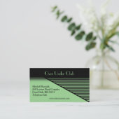 グリーンルックモダン名刺 名刺 (スタンド正面)