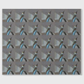 グリーンルビーリトルハミングバード ラッピングペーパー (フラット)