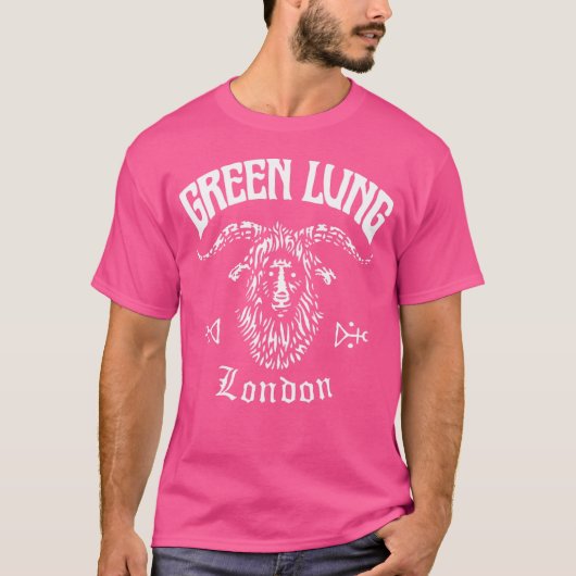 グリーンルンバンドのゴートウィザード Tシャツ (正面)