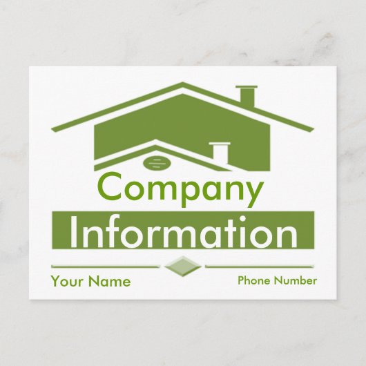 グリーンルーフサンキュー ポストカード (正面)