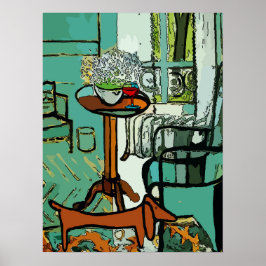 グリーンルームダシュンドマティススタイル ポスター