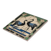 グリーンレイクバーズクレーンアールデコアールヌーボー タイル (側面)