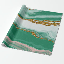 グリーンレイクラッピング紙 | 豪華な結婚式 ラッピングペーパー