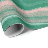 グリーンレイクラッピング紙 | 豪華な結婚式 ラッピングペーパー (ロールコーナー)