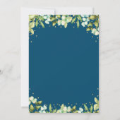 グリーンレイジー ワイルドワン キツネの1歳誕生日 招待状 (裏面)