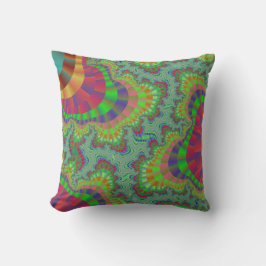 グリーンレインボーギア クッション