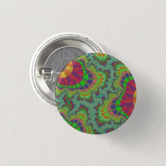 グリーンレインボーギア 缶バッジ (正面&裏面)