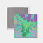 グリーンレインボーモダン マグネット (正面/裏面)