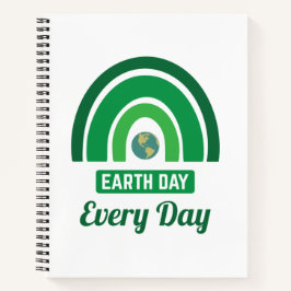 グリーンレインボー環境保護地球日 ノートブック