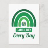グリーンレインボー環境保護地球日 ポストカード (正面)