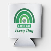 グリーンレインボー環境保護地球日 缶クーラー (正面)