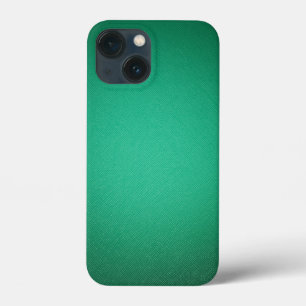 グリーンレザーテクスチャ iPhone 13 MINIケース