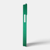 グリーンレザーテクスチャ Case-Mate iPhoneケース (裏面 / 右)