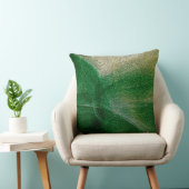 グリーンレザールック クッション (椅子)